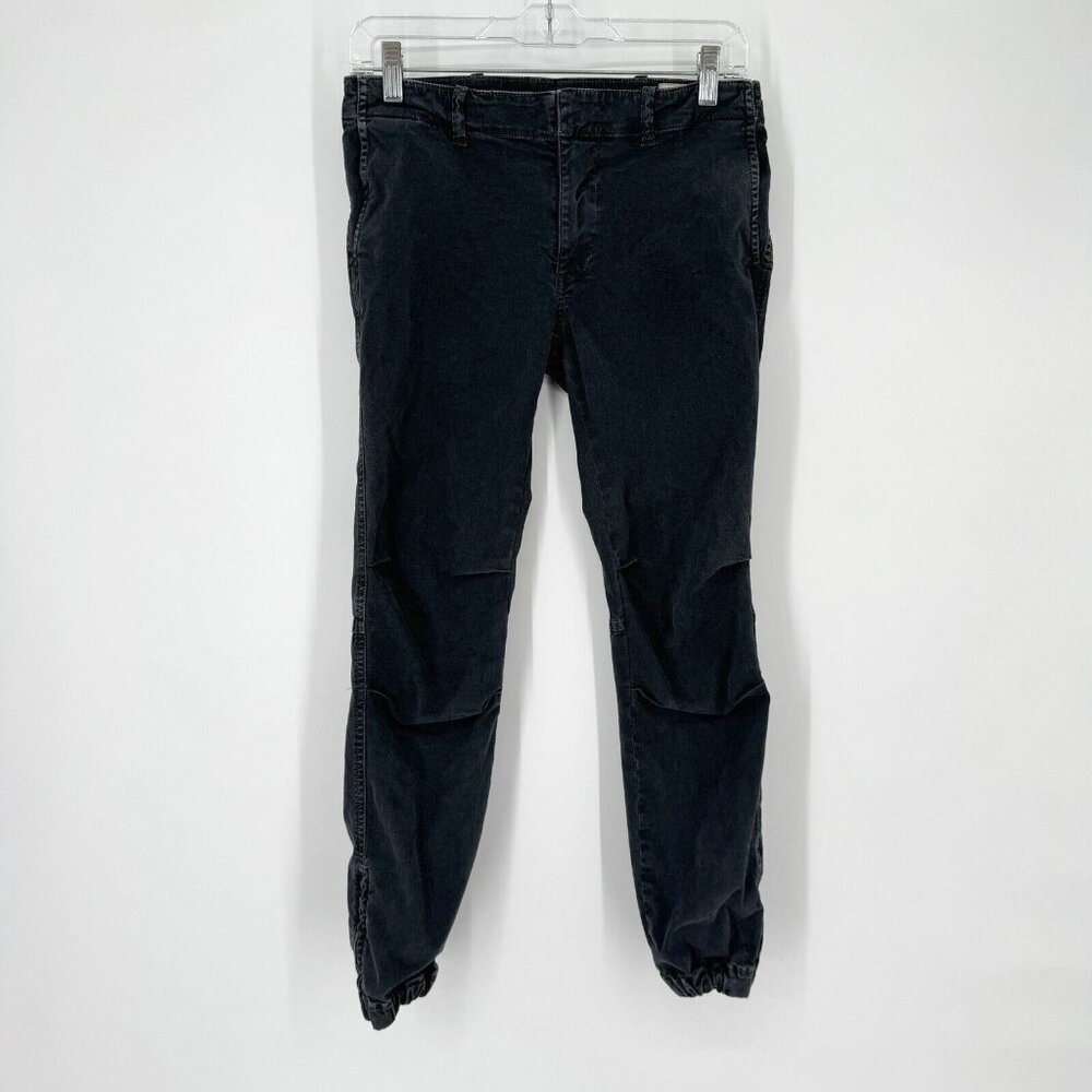 Nili Lotan Gray Track Pants with Elastic Cuffs